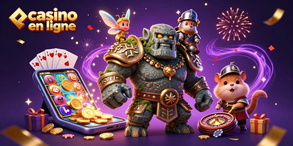 Venez découvrir le casino en ligne avec les personnages magiques, gagnant des jetons et des prix !