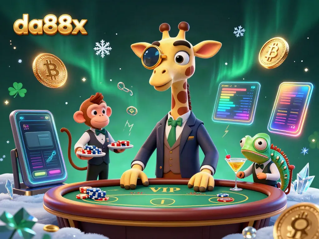 Experience da88x at a lively online casino with vibrant characters and immersive games.