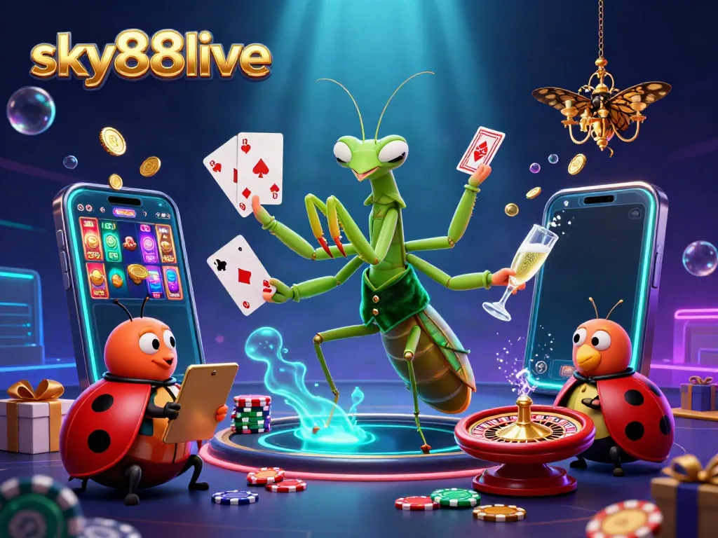 Experience thrilling gameplay at sky88live with interactive casino characters and dynamic elements.