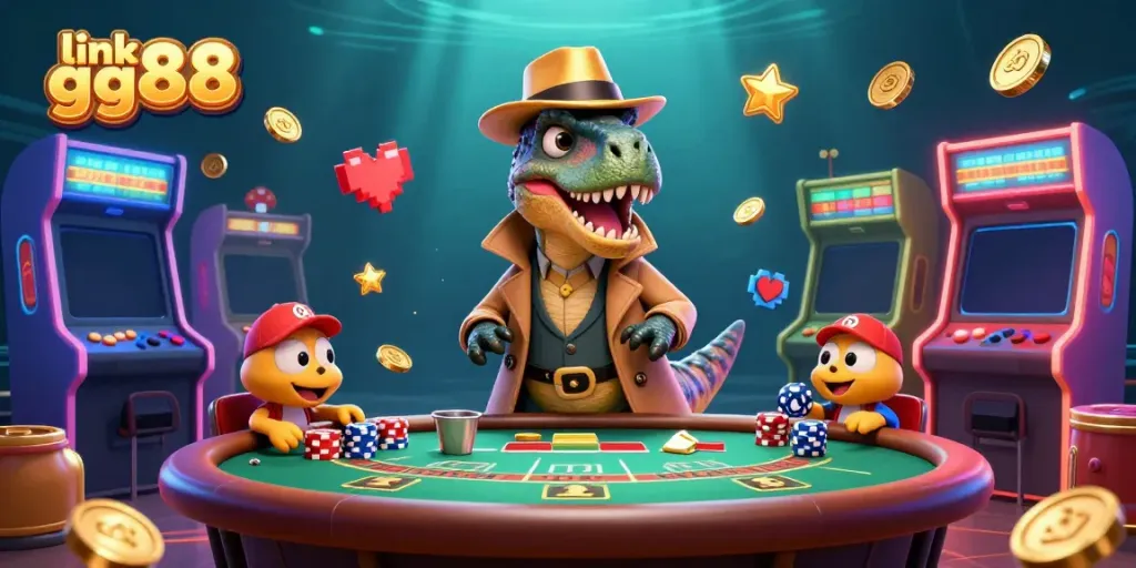 Watch the velcro card counter sneaking at the blackjack table in the vibrant casino atmosphere at link gg88.