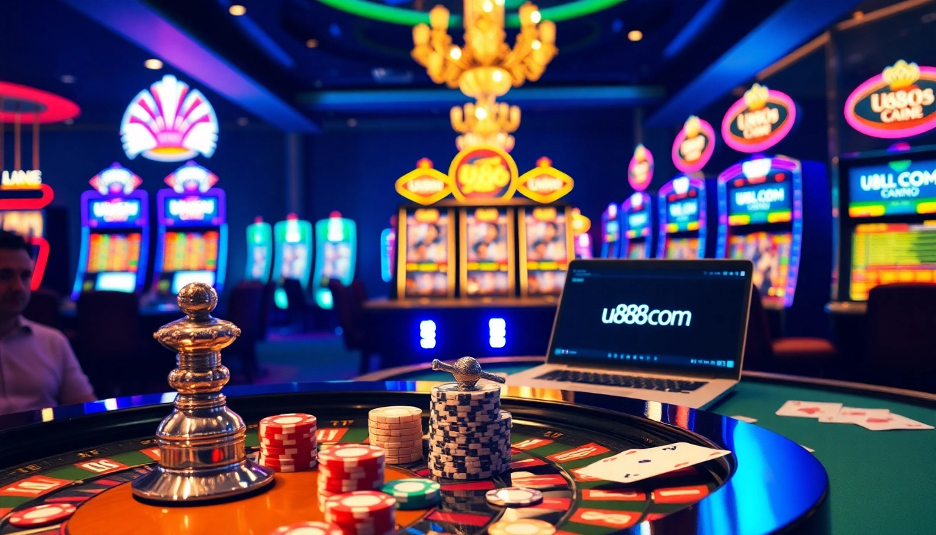 Experience excitement at u888 com with vibrant casino tables and thrilling gaming action.