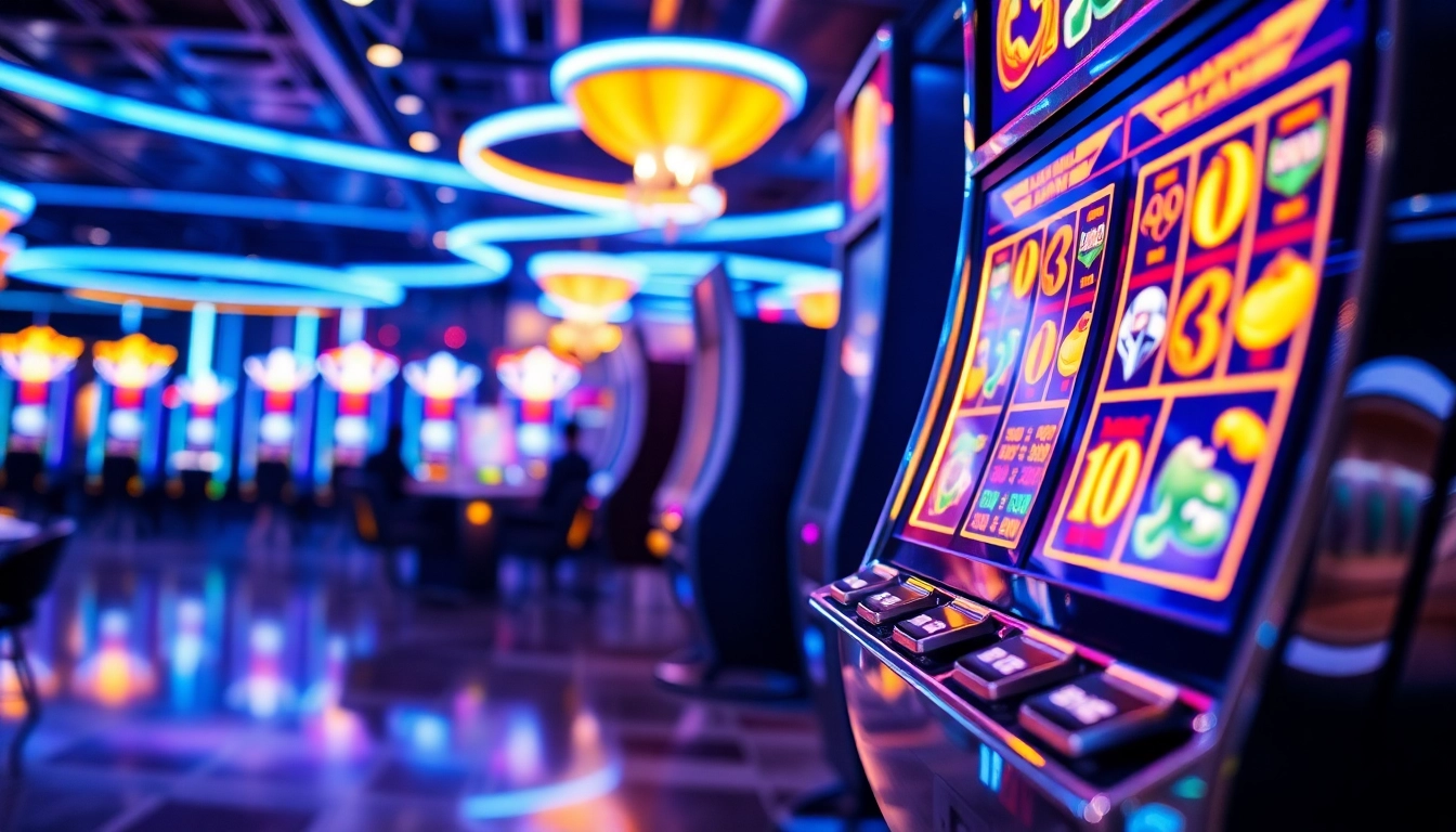 Jouer aux machines à sous de casino en ligne avec une expérience immersive et vibrante.