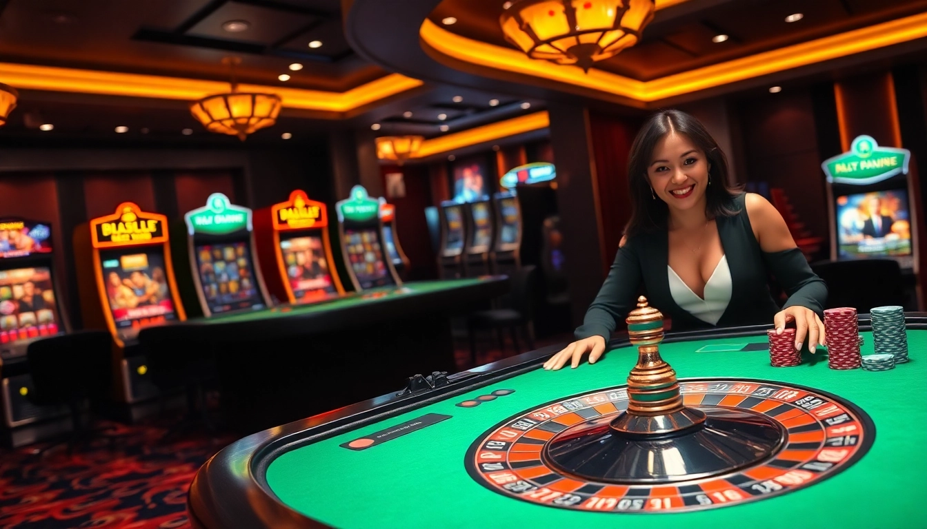 Experience thrilling gameplay at uu888 com with vibrant casino chips and a spinning roulette wheel.