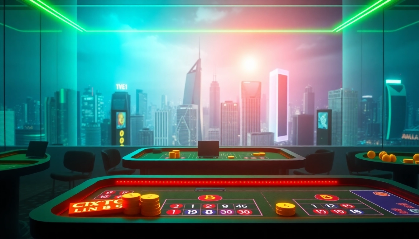 Découvrez des jeux immersifs de casino en crypto avec des designs modernes et énergiques.