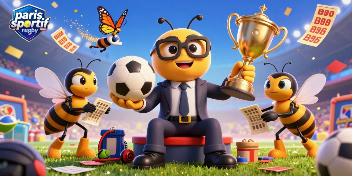 Placer un pari sportif rugby avec excitantes cotes et trophées scintillants.
