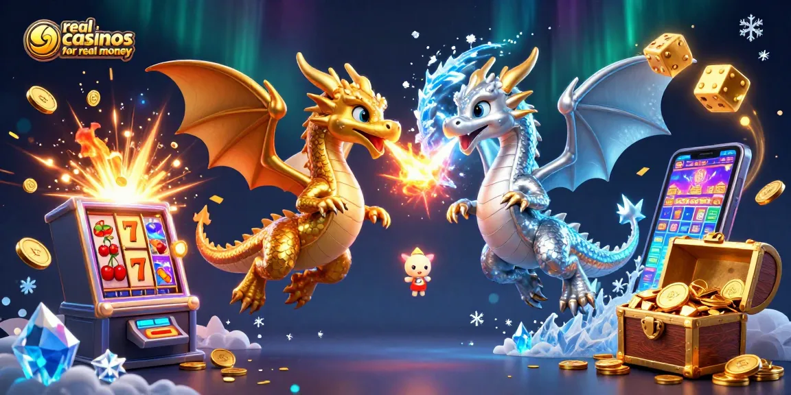 Experience the excitement of real casinos for real money through an engaging 3D digital illustration.