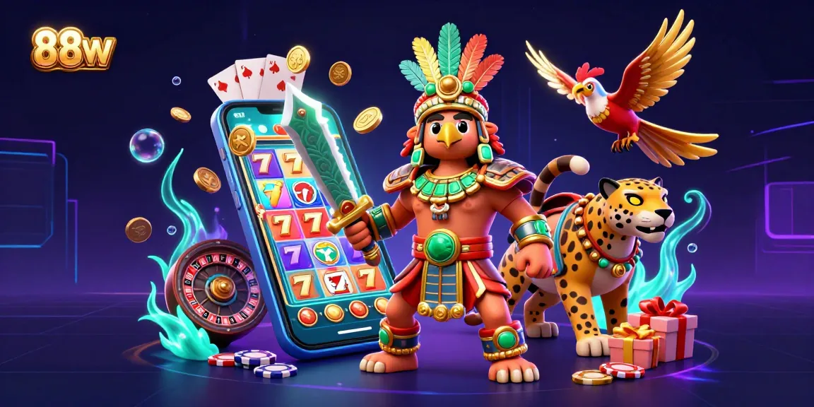 Spin vibrant slot games and win coins with 88vv's thrilling casino atmosphere.