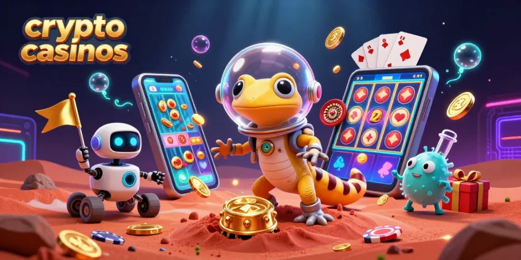 Profitez des crypto casinos en jouant à des machines à sous colorées et interactives.